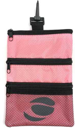 Miniatura 9 de Orlimar Bolsa de accesorios de golf desmontable, 3 bolsillos con cremallera para objetos de valor y accesorios de golf, se engancha a tu bolsa