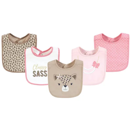 Miniatura 58 de Hudson - Babero unisex de algodón para bebé, baberos de algodón, talla única , Cactus rosa