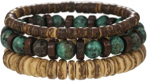 Miniatura 21 de Gothic Bracelet Adjustable Punk Braided Multilayer Grunge Set Beaded Bracelets Emo Metal Cuff Wrap Bracelets Stackable Meaningful Gift