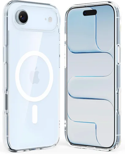 Miniatura 15 de Crystal Fit - Funda magnética transparente para iPhone 16, compatible con MagSafe, antiamarilleo, funda protectora delgada (para iPhone 16)