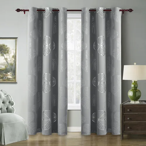 Miniatura 8 de Deconovo - Cortinas opacas para oscurecer la habitación, con aislamiento térmico, cortinas con ojales