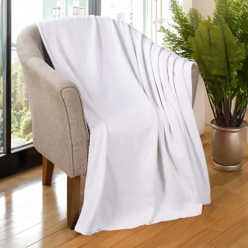 Miniatura 11 de Superior Metro - Manta de algodón para todas las estaciones, manta tejida para sofá, cama, ropa de cama, casa de campo, artículos esenciales