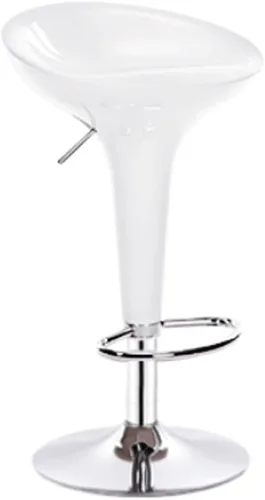 Miniatura 7 de Taburete de bar moderno, taburete de bar de altura ajustable, taburete giratorio de piel sintética, sillas de comedor hidráulicas, taburetes