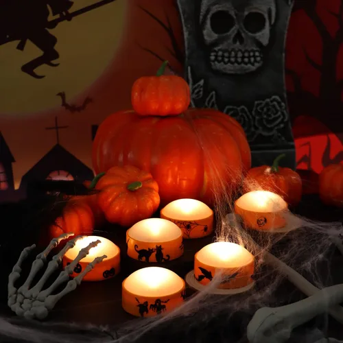 Miniatura 3 de Luces de calabaza naranja