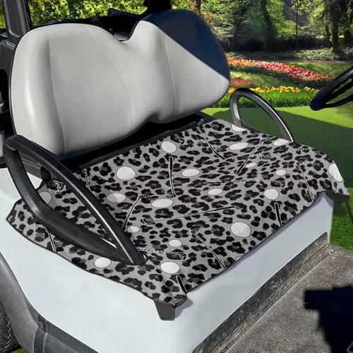Miniatura 45 de Suobstales Fundas de Asiento para Carrito de Golf/Toalla de Asiento, Almohadillas de Asiento Transpirables para Carrito de Golf, Manta para Club