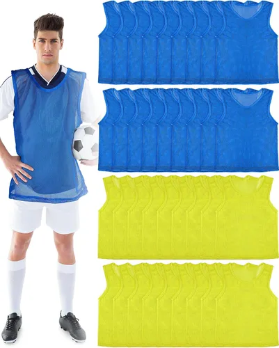Miniatura 8 de 36 piezas de chalecos para adultos, camisetas de práctica en equipo para deportes, fútbol, fútbol, baloncesto, práctica
