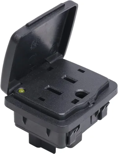 DICMIC Enchufe de toma de corriente de consola central compatible con Ford Explorer 2011-2015 Ford F-150 2010-2014 Ford F-250 F-350 F-450 Super Duty
