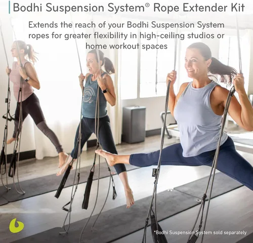 Miniatura 2 de Balanced Body Bodhi - Kit extensor de cuerda con sistema de suspensión con 2 cuerdas y 2 mosquetones