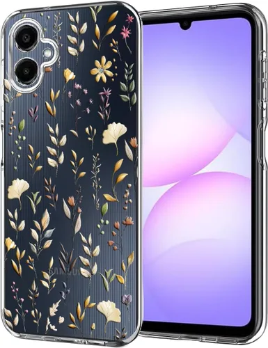 Miniatura 24 de Unov Funda diseñada para Galaxy A06 4G, funda transparente con [patrón antideslizante en relieve], protección delgada a prueba de golpes