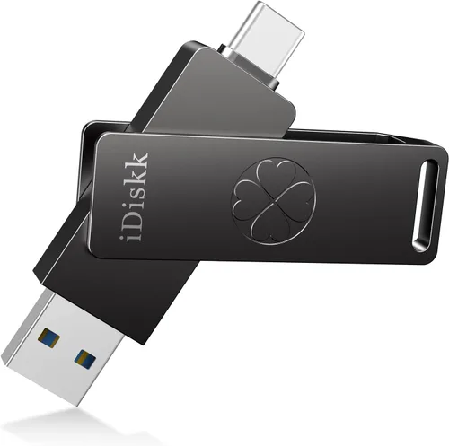 Miniatura 9 de 【Plug-Play】 iDiskk - Unidad flash SSD de alta velocidad de 256 GB de 1000 MB/S para iPhone 17/16/15/Plus/Pro/Pro Max, USB C iPad, MacBook