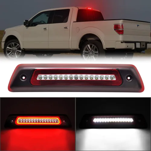 Miniatura 12 de R&F Auto Tercera Luz de Freno Estroboscópica LED de Repuesto para 1999-2016 F250 F350 F450 F550 Super Duty, para Ranger 1993-2011, 3ª Luz de Freno