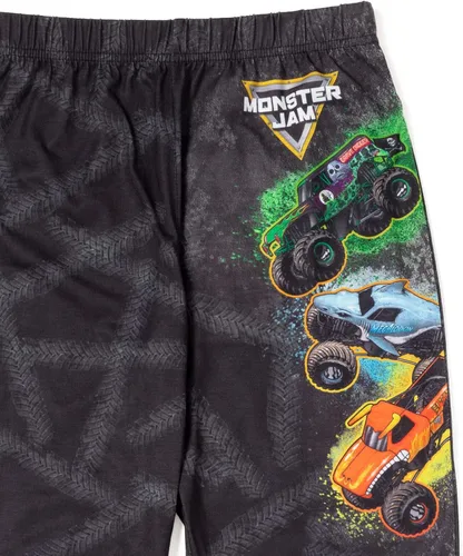 Miniatura 7 de Monster Jam Grave Digger - Camisa y pantalones de pijama