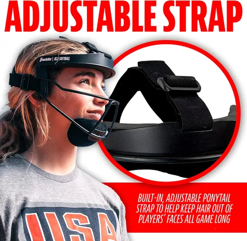 Miniatura 3 de Franklin Sports Softball Face Mask for Fielders - Girls Youth Face Shield for Infielders - Kids Fielding Guard for Fastpitch + Slowpitch Softball