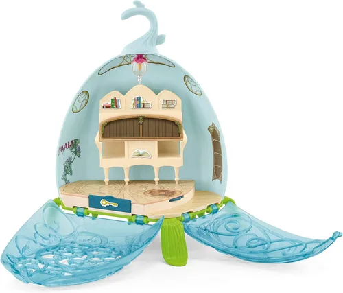 Miniatura 6 de Schleich bayala - Juego de 18 piezas de la biblioteca mística con figuras de búho y pájaro, con figura con brazo flexible, juguete divertido
