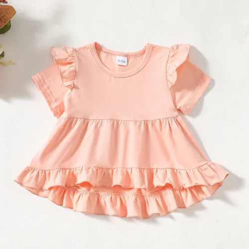 Miniatura 28 de Kucnuzki Conjunto de ropa para bebé niña pequeña, camisa de manga con volantes, pantalón floral, ropa de otoño e invierno para niña
