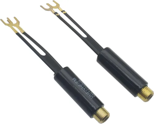 Miniatura 7 de FDXGYH Conector de antena de TV al aire libre 2pcs Transformador a juego de 300 Ohm a 75 Ohm Adaptador de cable coaxial UHF VHF FM