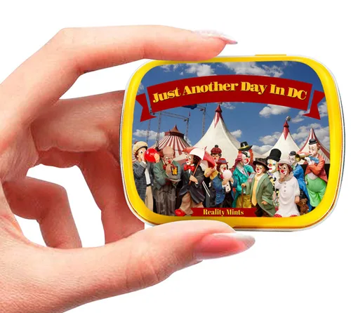 Miniatura 4 de Just Another Day in DC Mints - Payasos de circo, humor político novedoso para hombres y mujeres, mentas de aliento de chocolate, sin azúcar