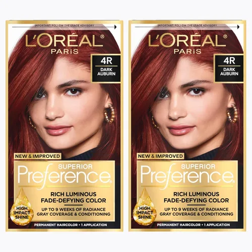 Miniatura 49 de L'Oreal Paris Superior Preference - Tinte permanente luminoso que desafía la decoloración, tinte para el cabello hasta 9 semanas de resplandor, 5C