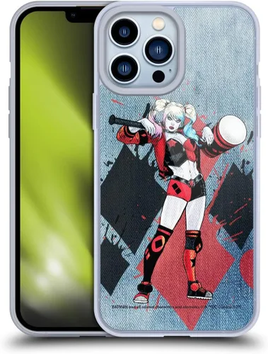 Miniatura 20 de Head Case Designs Funda de gel suave con licencia oficial de Batman DC Comics Love Hate Joker Harley Quinn Graphics [protección de grado militar]