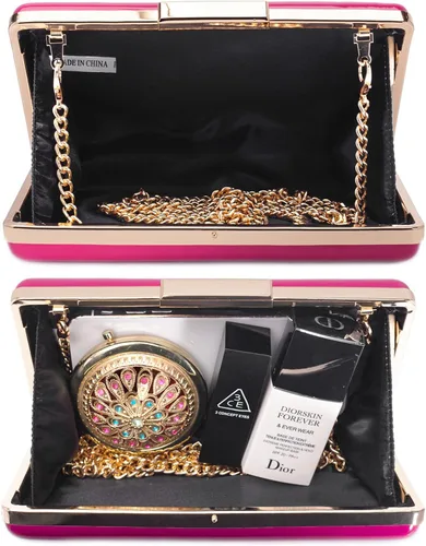 Miniatura 40 de Bolso de noche – Monederos pequeños para mujeres, bodas y fiestas, bolsa de noche formal para mujer