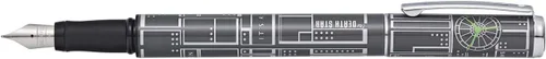 Miniatura 2 de Sheaffer Pop Star Wars Death Star Star - Pluma estilográfica con borde cromado y punta mediana