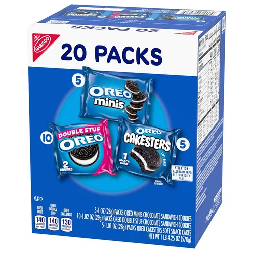 Miniatura 14 de OREO Lovers Cookies and Cakesters Soft Snack Cakes Paquete variado