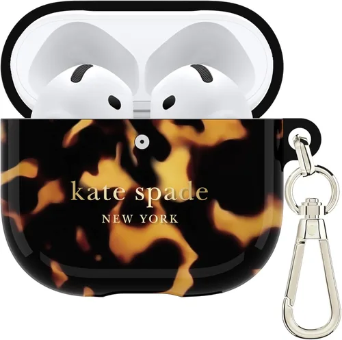Miniatura 10 de Kate Spade New York Estuche Protector para AirPods Pro con Anillo para Llavero - Flowerbed Blue, Compatible con AirPods Pro de 2ª / 1ª