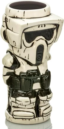 Miniatura 2 de Geeki Tikis Star Wars Scout Trooper - Taza de cerámica Vaso de cóctel para fiesta de cerveza para licor, bebidas Capacidad para 16 onzas