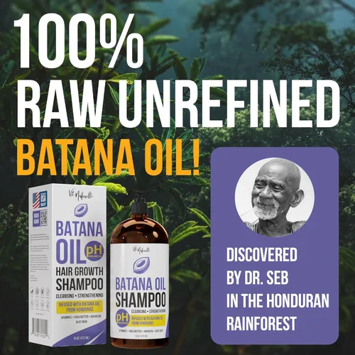 Miniatura 6 de Vie Naturelle Batana Oil Champú para el crecimiento del cabello, champú para la pérdida de cabello para hombres y mujeres con aceite de batana puro