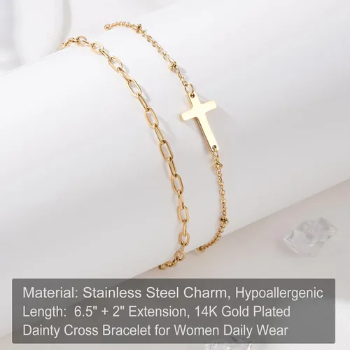 Miniatura 5 de Tarsus Pulsera de cruz para mujer, regalos religiosos para mujeres, regalos cristianos para mujeres, amigas, familia, adolescentes