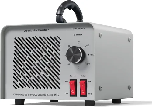 Miniatura 9 de Generador de ozono de 125,000 mg/h, máquina de ozono de alta capacidad y purificador de aire de iones negativos, ionizador de aire O3, eliminación