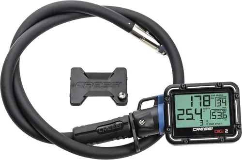 Miniatura 7 de Cressi Scuba Diving Pressure Gauge and Depth Gauge - Easy to Read and Carry - Digi2: Made in Italy Negro