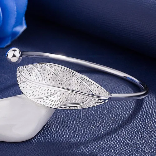 Miniatura 7 de Pulseras de plata de ley 925 para mujer elegante pulsera de plata de ley 925 pulsera de joyería para mujer pulseras de plata para cumpleaños
