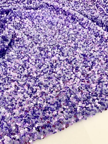 Miniatura 15 de Tela de terciopelo de lentejuelas suave y elástica con lentejuelas brillantes, perfecta para costura, disfraces, tapicería y decoración de Navidad