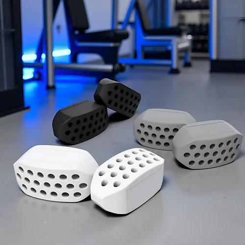 Miniatura 2 de 6 unidades de ejercitador de mandíbula para hombres, niveles de resistencia, sin BPA, silicona para ejercitadores de mandíbula, tabletas