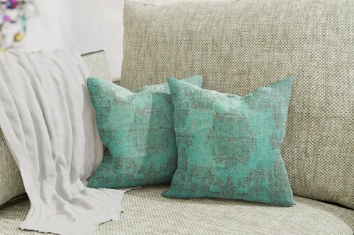 Miniatura 4 de 2 Pack Pattern Handmade Kilim Cushion Cover Ethnic Pattern Farmhouse Soft Pillow Cover Washable Printed Home Dekor Decorations Bedroom Living Room