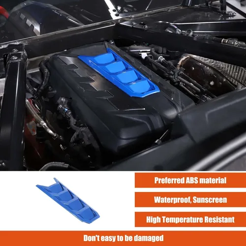 Miniatura 6 de TOYCIDFG Cubierta de panel de bahía de motor compatible con Chevrolet C8 Corvette Stingray Z06 2020-2025 accesorios de decoración de bahía de motor
