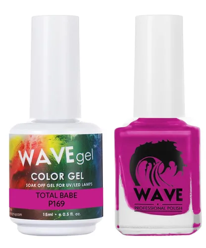 Miniatura 205 de WAVEGEL - Juego dúo de gel y esmalte de uñas a juego - Colección Simplicity - #P109 Blizzard I 0.5 onzas