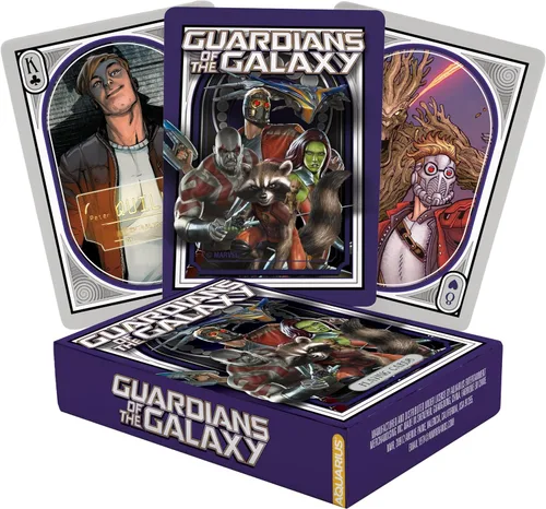 AQUARIUS Guardians of the Galaxy Nouveau - Baraja de cartas con temática de cómic de Guardianes para tus juegos de cartas favoritos - Productos y