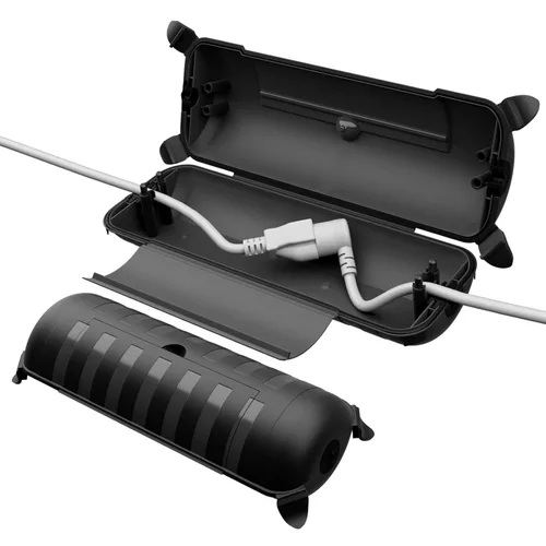 Miniatura 9 de RESTMO Caja de conexión impermeable para exteriores, cubierta de cable de extensión eléctrica resistente a la intemperie, cubierta sellada segura