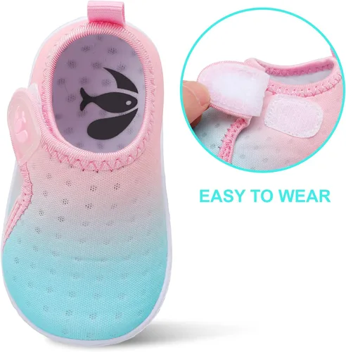 Miniatura 91 de FEETCITY Baby Boys Girls Water Sport Shoes Barefoot Kids Aqua Socks Quick-Dry Beach Swim Pool Shoes