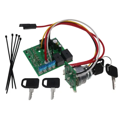 DVPARTS Interruptor de llave de módulo de encendido AM132500 compatible con John Deere LX255 LX266 LX277 LX279 LX280 LX288 LX289 GT225 GT235 GT235E