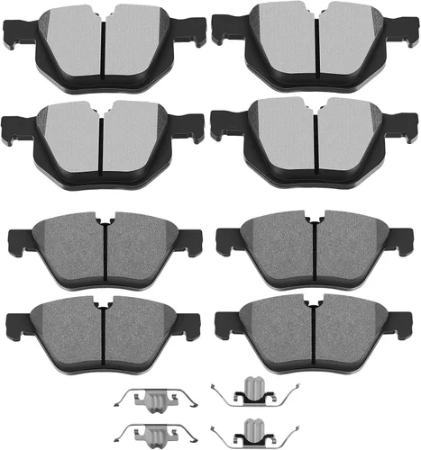 Miniatura 15 de SCITOO Kits de pastillas de freno de cerámica D465 D374 Reemplazo delantero y trasero para Acura CL 1997-1999, para Honda Civic 2002-2003 200-2011