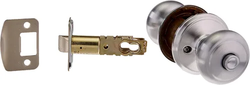 Miniatura 59 de Schlage F10 AND 716 ADD - Pomo Andover con moldura Addison, cerradura de paso para pasillos y armarios, bronce envejecido