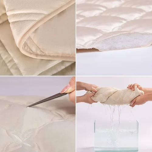 Miniatura 4 de EFELIM Funda de terciopelo para cabecero de cama, tamaño Queen, King, matrimonial, individual, Cal King, funda protectora a prueba de polvo