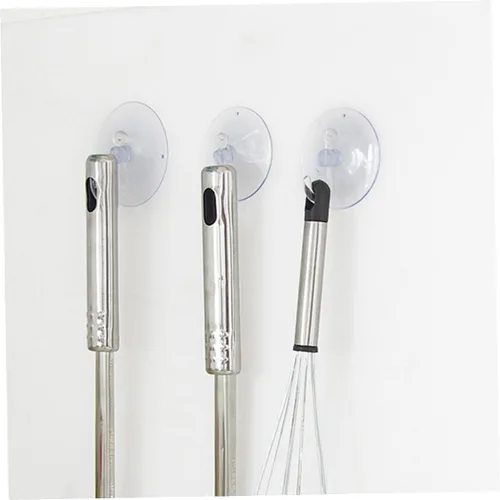Miniatura 6 de Cabilock 12 ganchos de ventosa resistentes para pared extraíbles para paneles de yeso para cocina, baño, armario