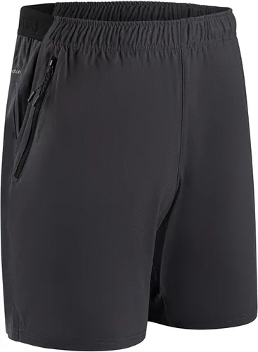 Motion Pantalones cortos deportivos para hombre, de secado rápido, ligeros, pantalones cortos de entrenamiento de 7 pulgadas, para gimnasio, correr,