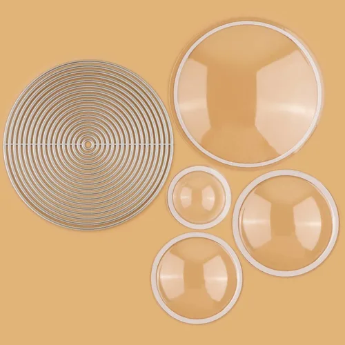 Miniatura 8 de BAOFALI 10 Piezas Cúpulas Agitadoras Dimensionales 3D con 17 Piezas/Set Troqueles de Metal Circulares para Hacer Tarjetas Círculo Adhesivo 27PCS/Set