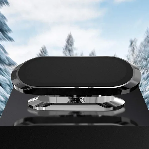 Miniatura 3 de Soporte magnético universal para teléfono para automóvil, rotación de 360 grados, ajustable, sin ruido, para salpicadero, compatible con iPhone
