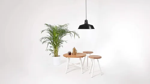 Miniatura 5 de Lámpara colgante industrial negra de 14 pulgadas con cable ajustable de 10 pies, lámpara colgante vintage montada en techo para uso en interiores
